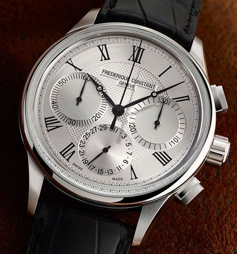 frederique constant flyback chronograph manufacture.